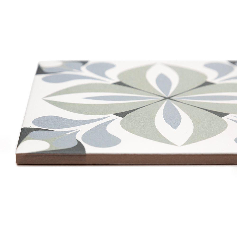 Summertime 8" x 8" Caen Porcelain Matte Tile
