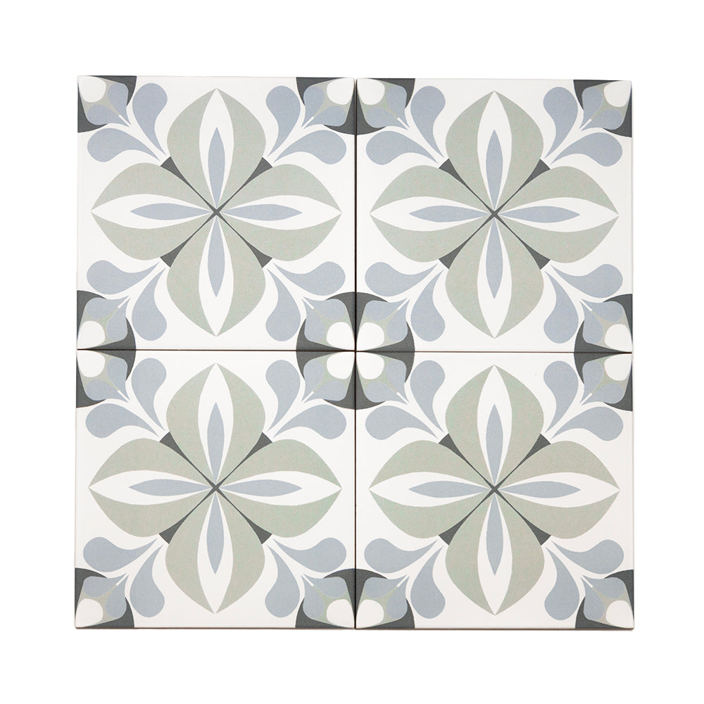 Summertime 8" x 8" Caen Porcelain Matte Tile
