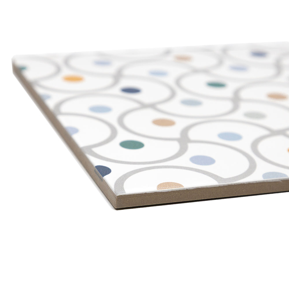 Summertime 8" x 8" Lyons Porcelain Matte Tile
