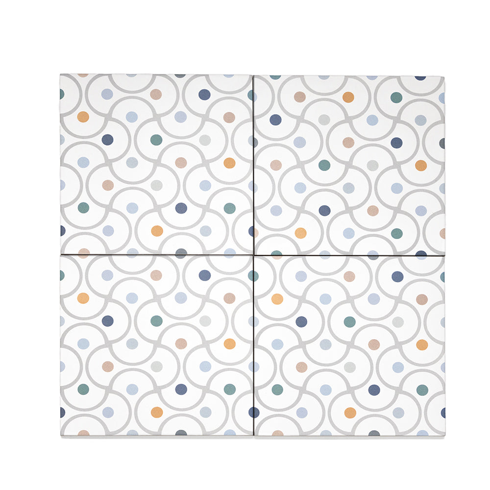 Summertime 8" x 8" Lyons Porcelain Matte Tile