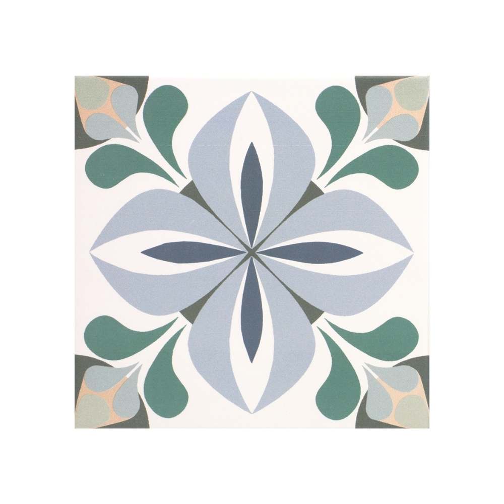 Summertime 8" x 8" Ruan Porcelain Matte Tile