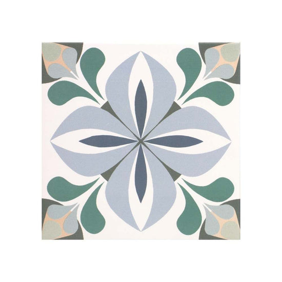 Summertime 8" x 8" Ruan Porcelain Matte Tile