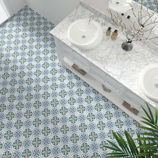 Summertime 8" x 8" Ruan Porcelain Matte Tile