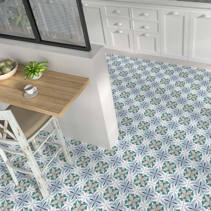 Summertime 8" x 8" Ruan Porcelain Matte Tile