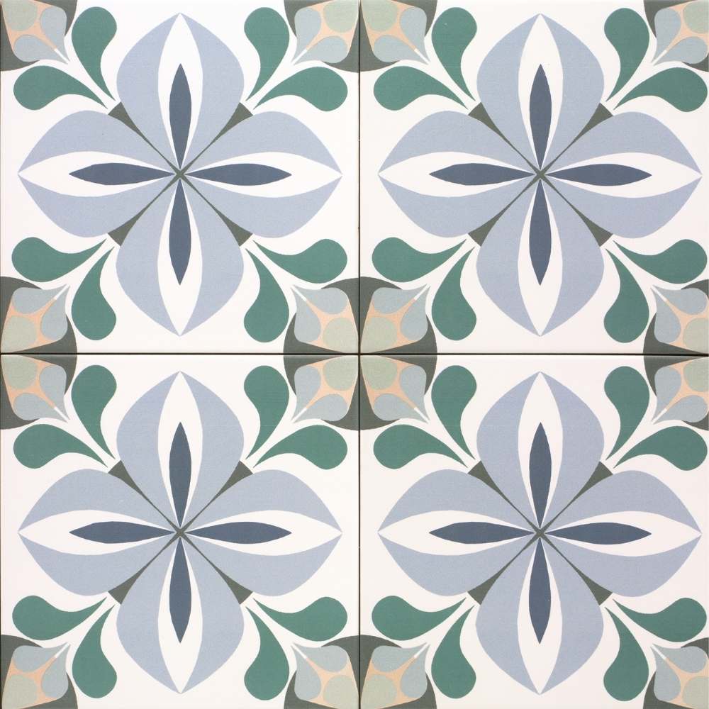 Summertime 8" x 8" Ruan Porcelain Matte Tile