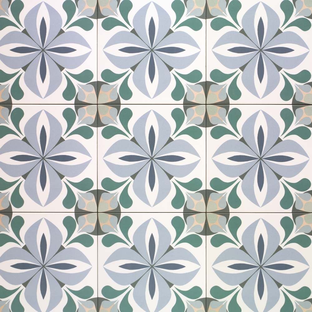 Summertime 8" x 8" Ruan Porcelain Matte Tile