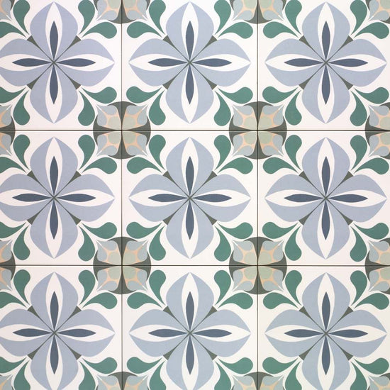 Summertime 8" x 8" Ruan Porcelain Matte Tile