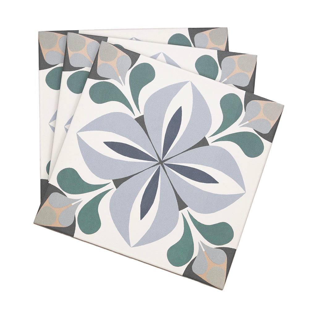 Summertime 8" x 8" Ruan Porcelain Matte Tile