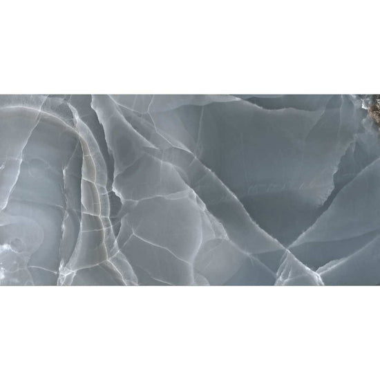 Riptide 24" x 48" Blue Porcelain Polished Tile