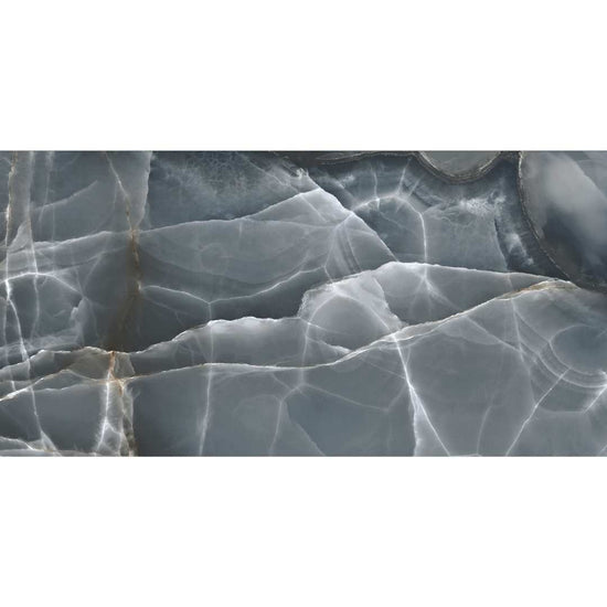 Riptide 24" x 48" Blue Porcelain Polished Tile
