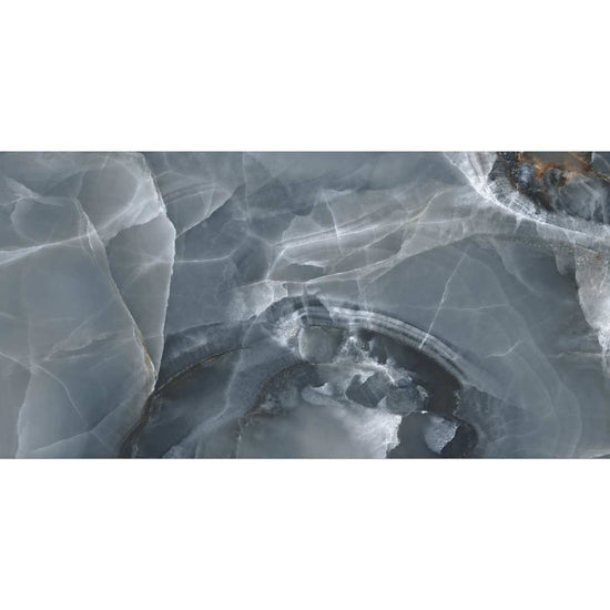 Riptide 24" x 48" Blue Porcelain Polished Tile