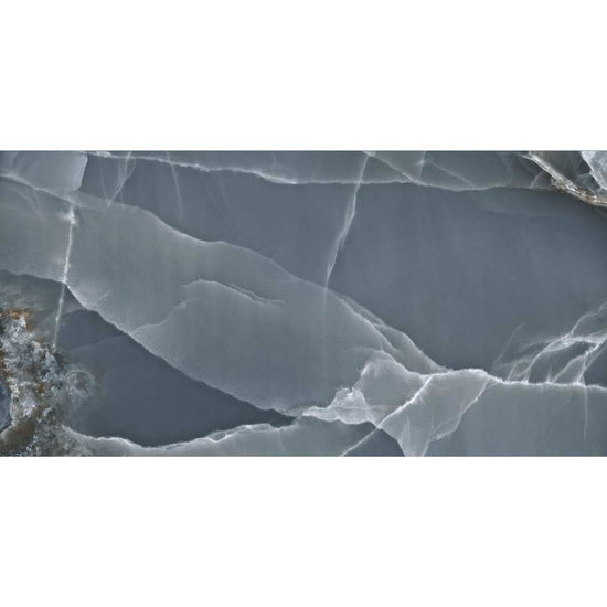 Riptide 24" x 48" Blue Porcelain Polished Tile