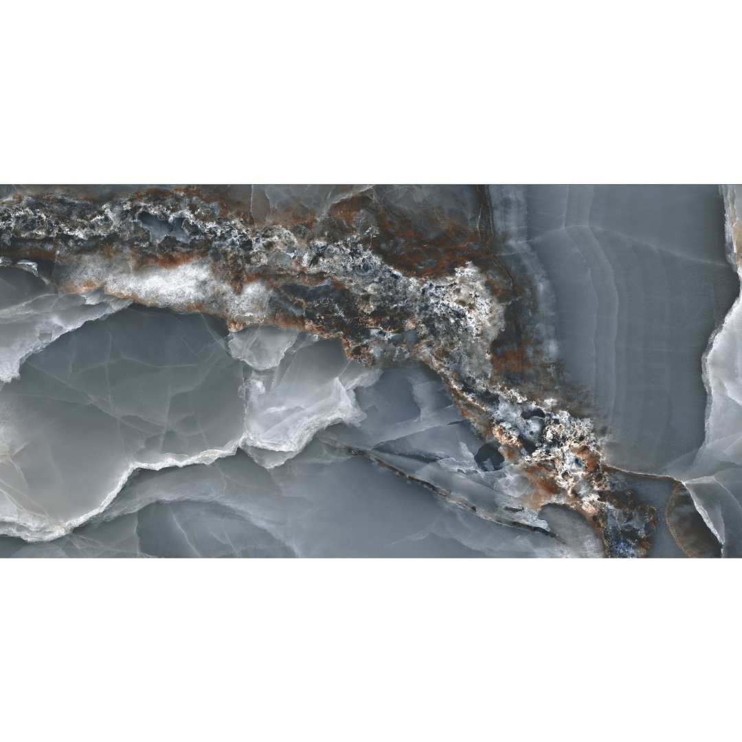 Riptide 24" x 48" Blue Porcelain Polished Tile