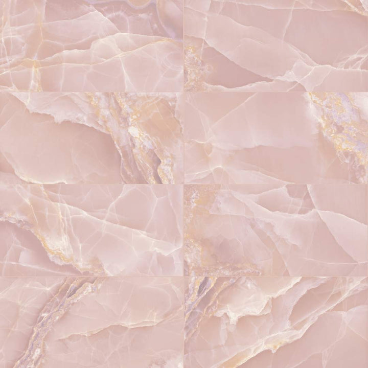Riptide 24" x 48" Rose Porcelain Polished Tile