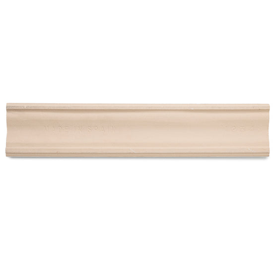 Waverly 3"x12" Dove Grey Ceramic Glossy Chair Rail