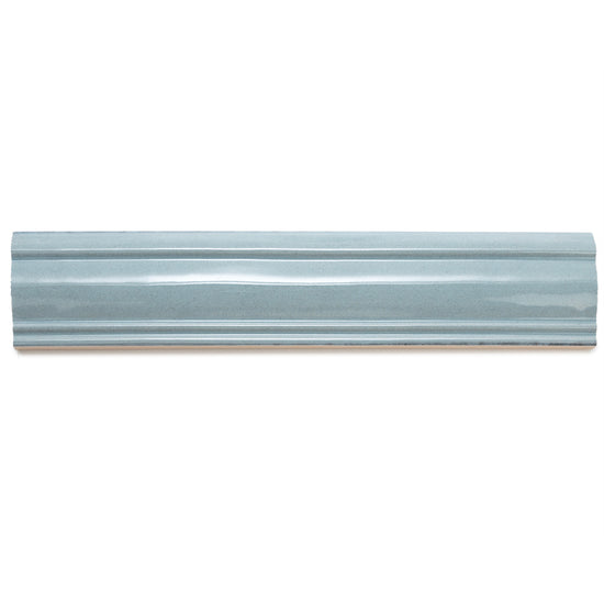 Waverly 3"x12" Ocean Ceramic Glossy Chair Rail