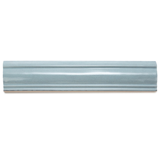 Waverly 3"x12" Ocean Ceramic Glossy Chair Rail