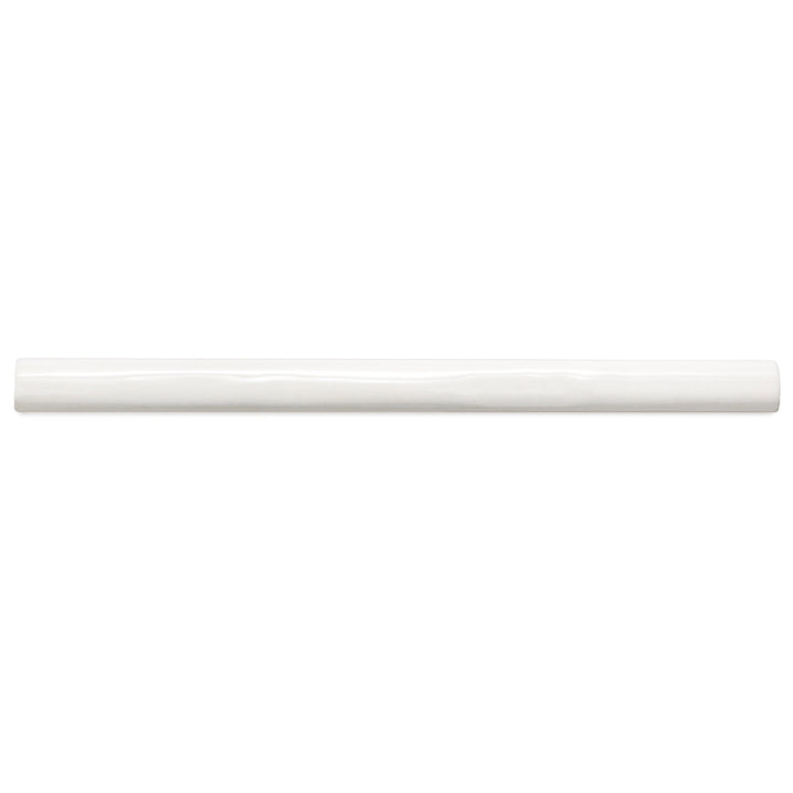 Waverly 0.8"x12" All White Ceramic Glossy Pencil