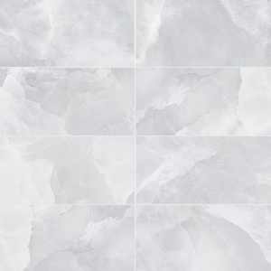 Geo Lust 12"x24" Grey Porcelain Polished Tile