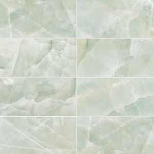 Geo Lust 12"x24" Jade Porcelain Polished Tile