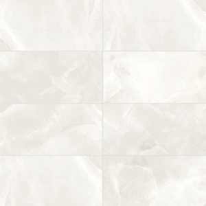 Geo Lust 12"x24" White Porcelain Matte Tile