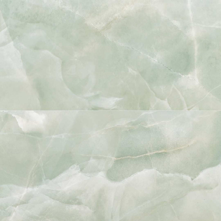 Geo Lust 24"x48" Jade Porcelain Polished