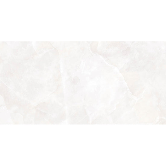 Geo Lust 24"x48" White Porcelain Polished Tile
