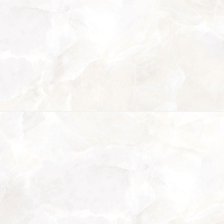 Geo Lust 24"x48" White Porcelain Polished Tile