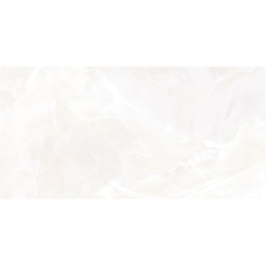 Geo Lust 24"x48" White Porcelain Polished Tile