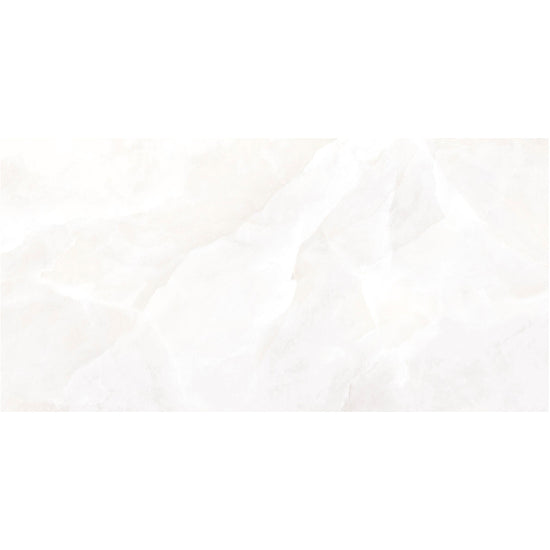 Geo Lust 24"x48" White Porcelain Polished Tile