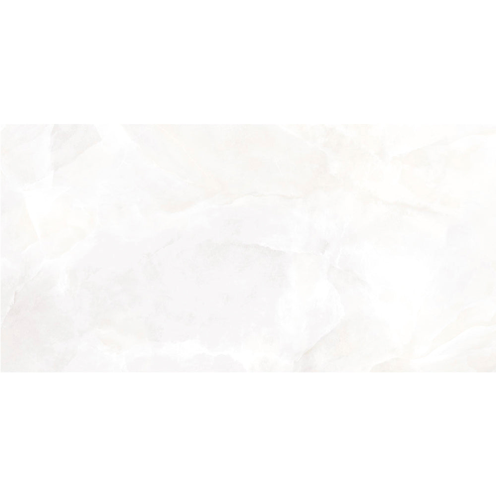 Geo Lust 24"x48" White Porcelain Polished Tile