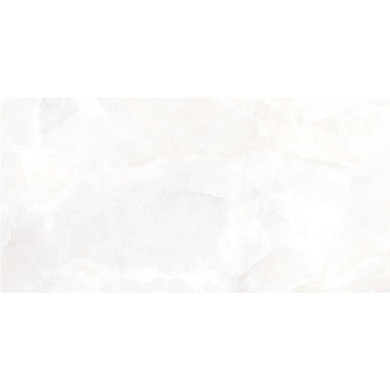 Geo Lust 24"x48" White Porcelain Polished Tile