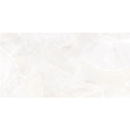 Geo Lust 24"x48" White Porcelain Polished Tile