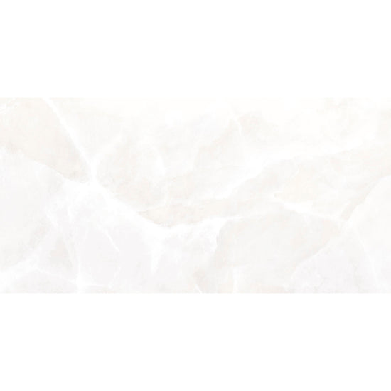 Geo Lust 24"x48" White Porcelain Polished Tile