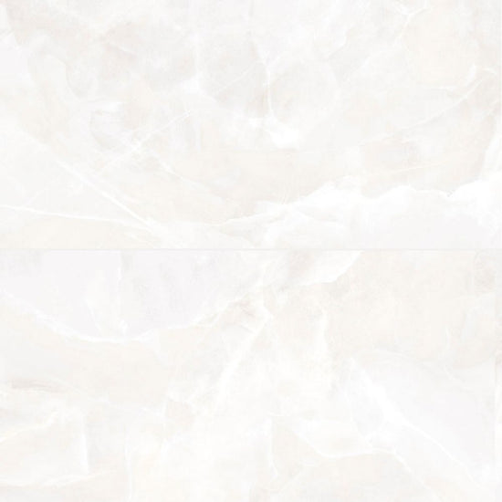 Geo Lust 24"x48" White Porcelain Matte Tile