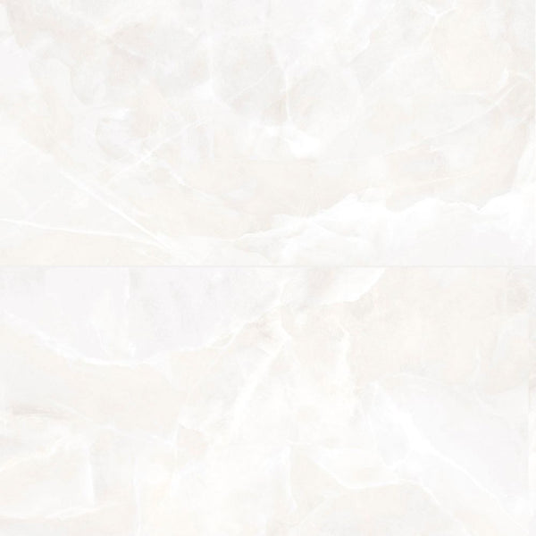 Geo Lust 24"x48" White Porcelain Matte Tile