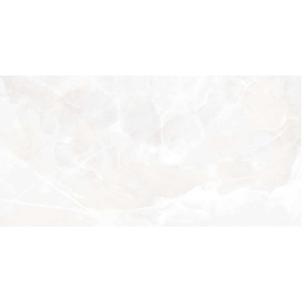 Geo Lust 24"x48" White Porcelain Matte Tile