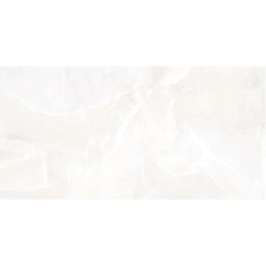 Geo Lust 24"x48" White Porcelain Matte Tile
