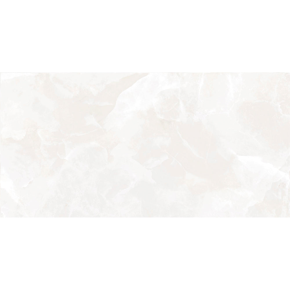 Geo Lust 24"x48" White Porcelain Matte Tile