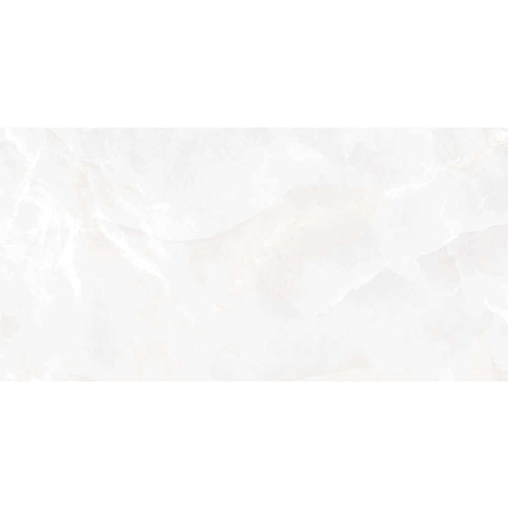 Geo Lust 24"x48" White Porcelain Matte Tile