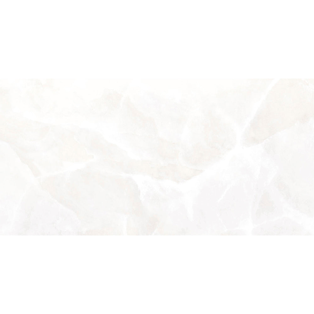 Geo Lust 24"x48" White Porcelain Matte Tile