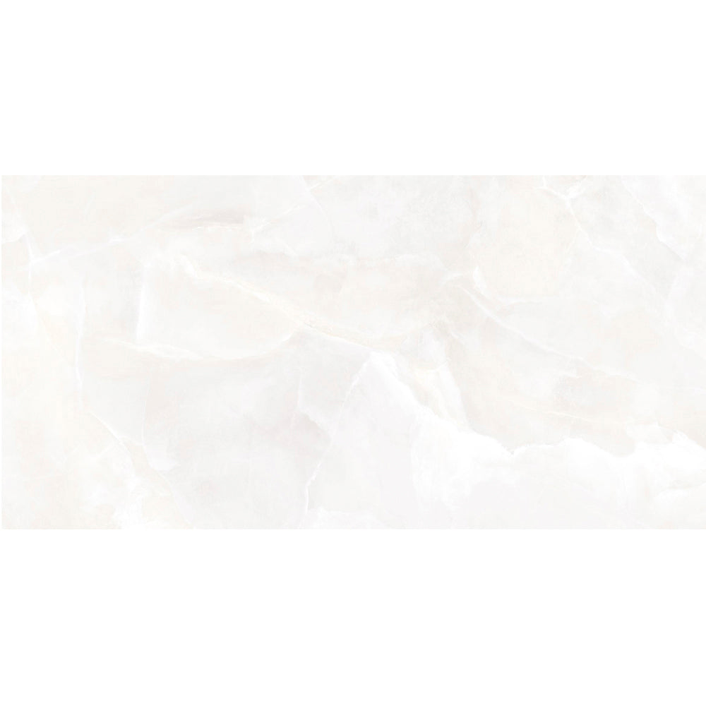 Geo Lust 24"x48" White Porcelain Matte Tile