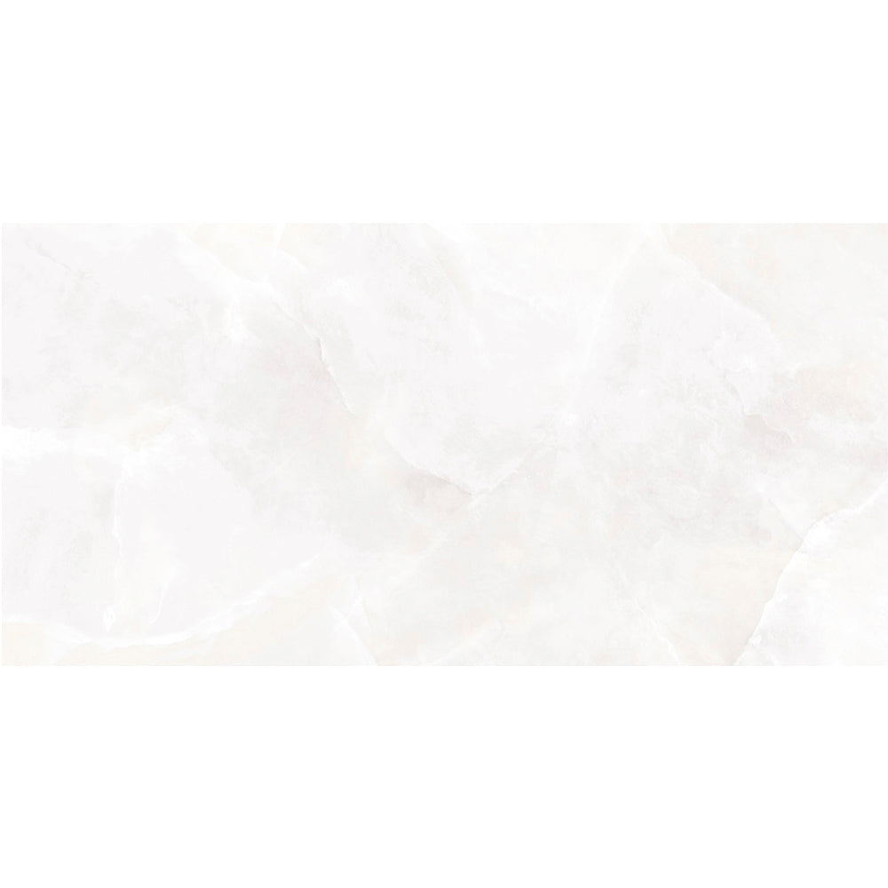 Geo Lust 24"x48" White Porcelain Matte Tile