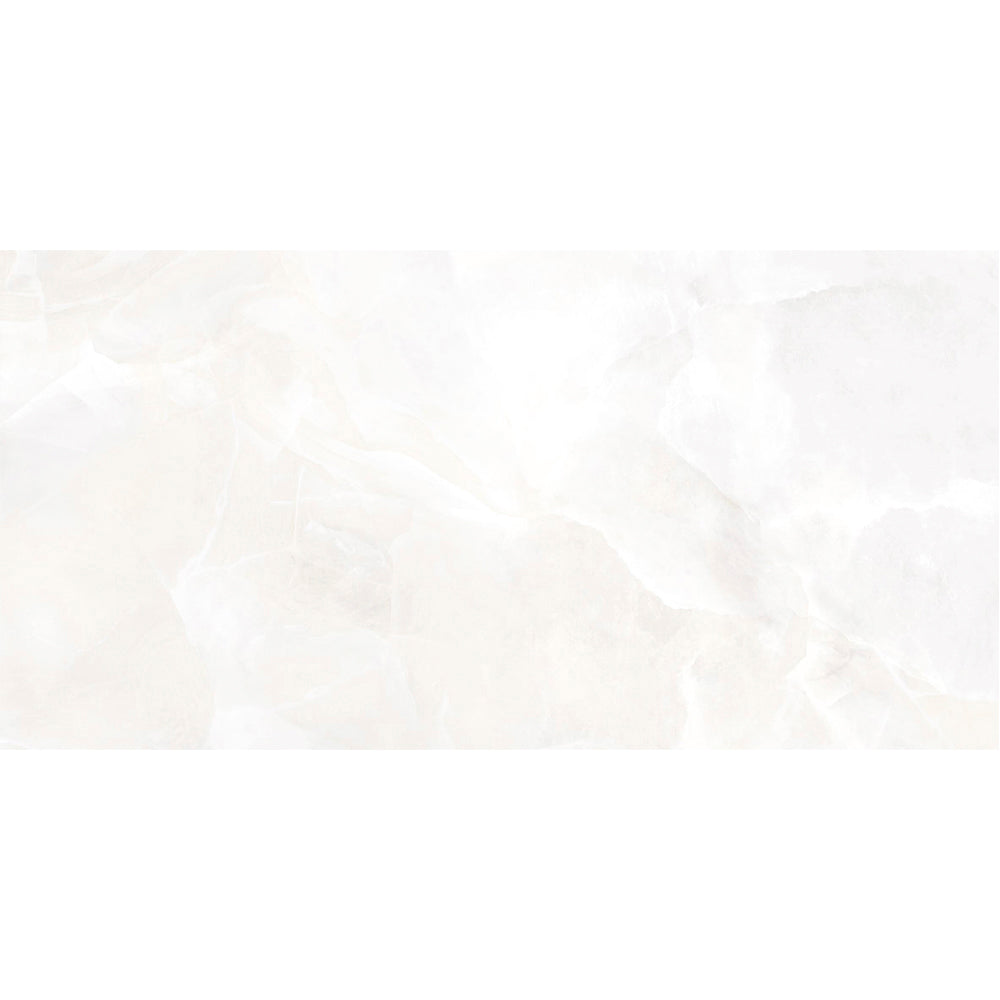 Geo Lust 24"x48" White Porcelain Matte Tile