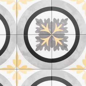 DaVinci 7.9" x 7.9" Porcelain Patterned Wall & Floor Tile