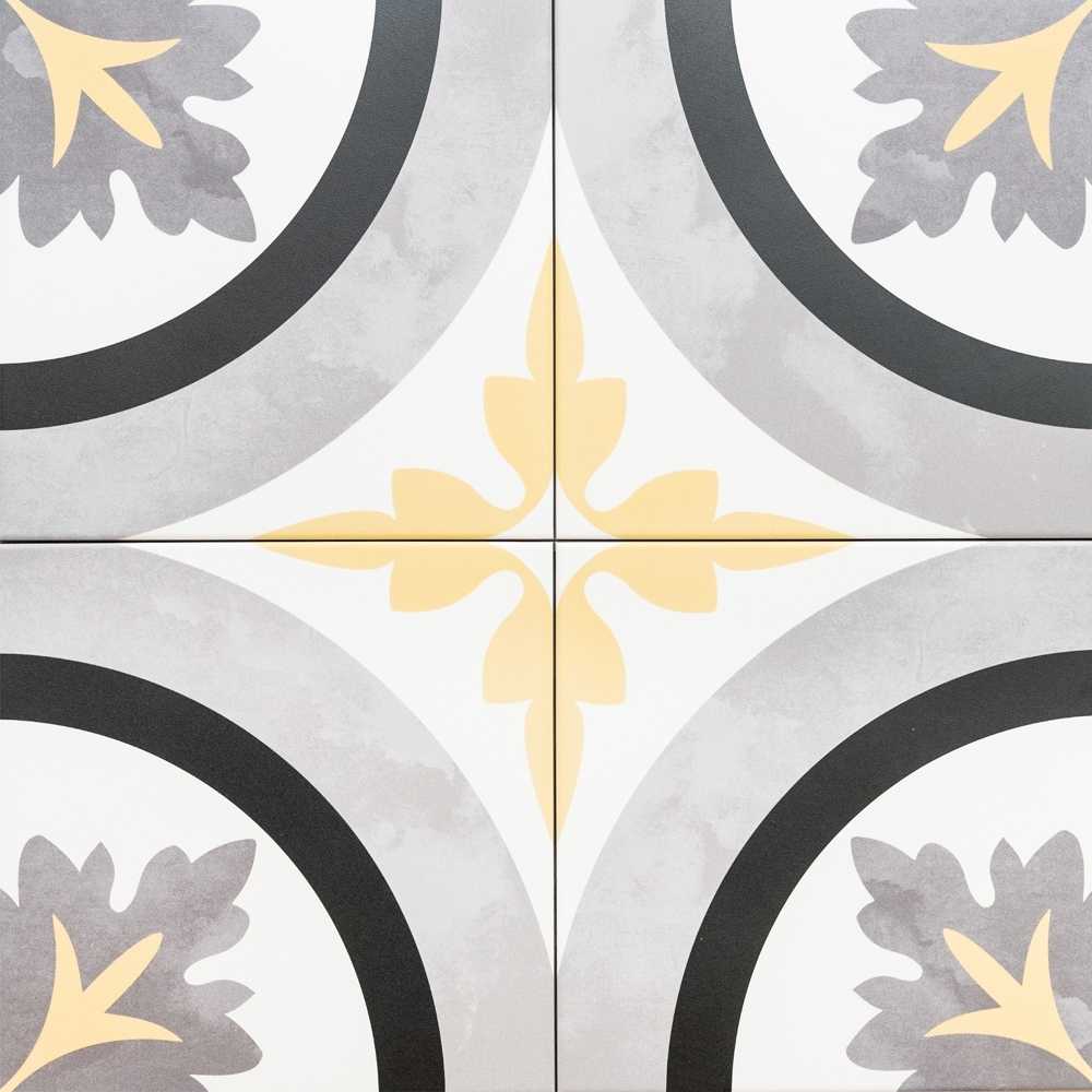 DaVinci 7.9" x 7.9" Porcelain Patterned Wall & Floor Tile