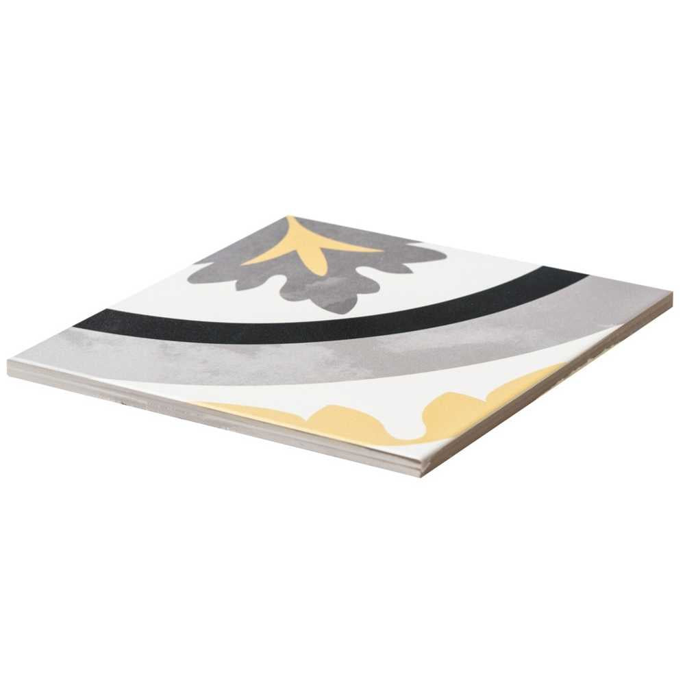 DaVinci 7.9" x 7.9" Porcelain Patterned Wall & Floor Tile