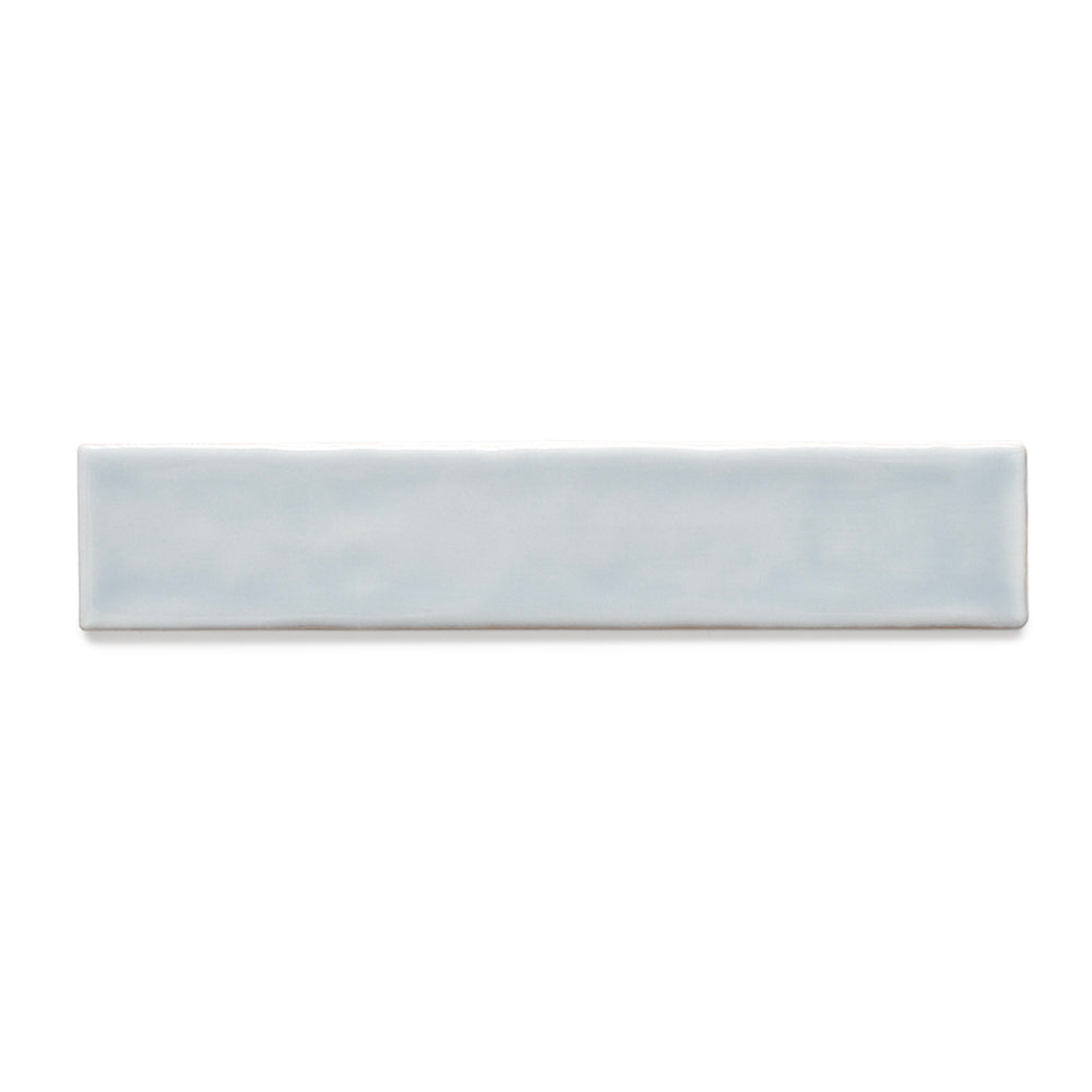 Watercolor 2"x10" Azul Ceramic Glossy Tile