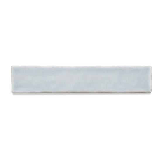 Watercolor 2"x10" Azul Ceramic Glossy Tile