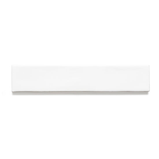 Watercolor 2"x10" Blanco Ceramic Glossy Tile